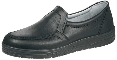  Herren Slipper schwarz mit Luftpolstersohle