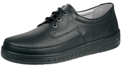  Herren Halbschuhe schwarz mit Luftpolstersohle