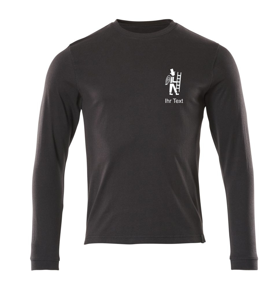 Langarmshirt Albi mit Schorni 2 und Text