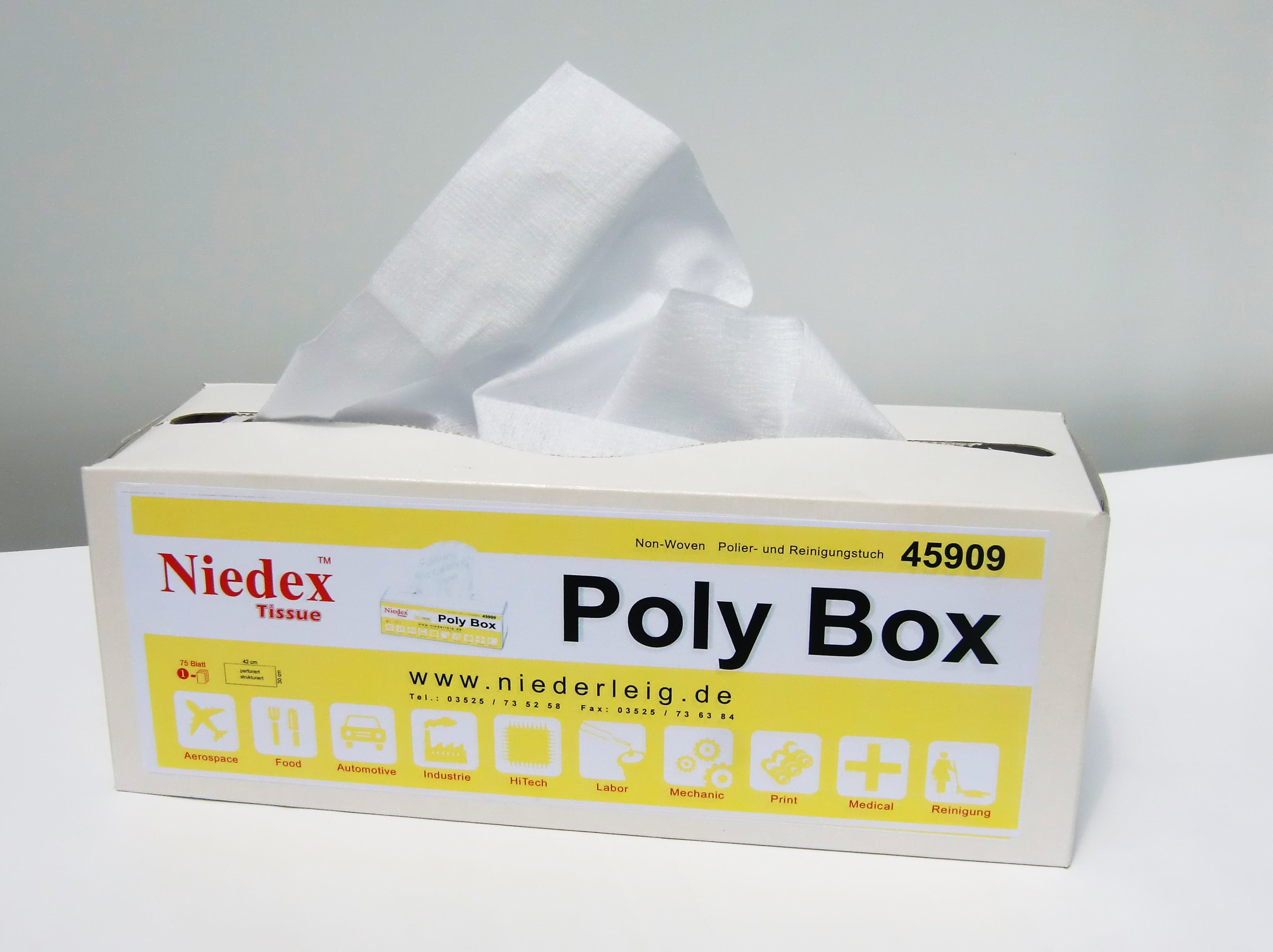 Niedex Poly-Box Vlies-Putztücher