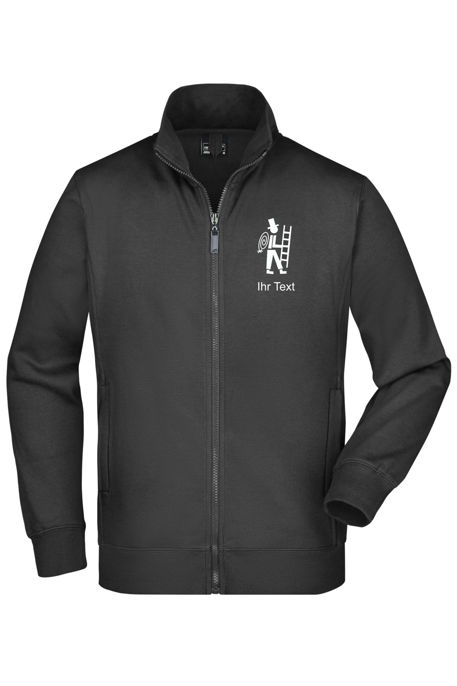 Pulloverjacke mit Schorni 2 und Text